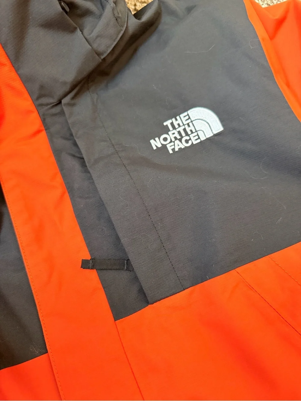The North Face Men’s Hooded Ski Jacket - Orange & Black